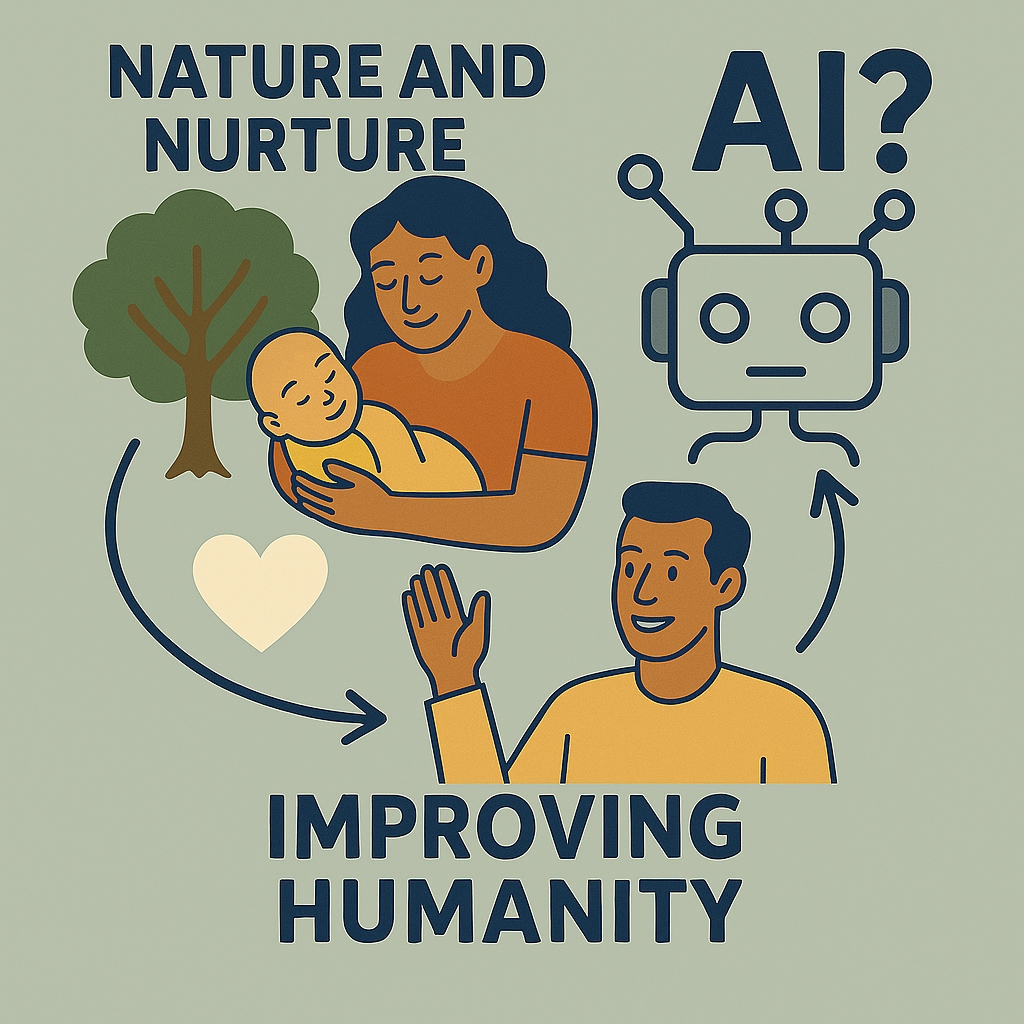 Nature, Nurture and AI?